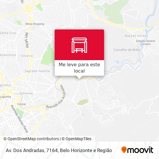 Av. Dos Andradas, 7164 mapa