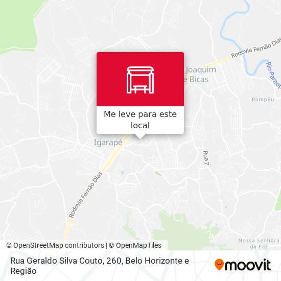 Rua Geraldo Silva Couto, 260 mapa