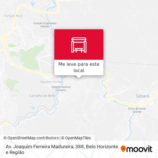 Av. Joaquim Ferreira Madureira, 388 mapa