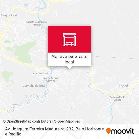 Av. Joaquim Ferreira Madureira, 232 mapa