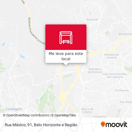 Rua México, 91 mapa