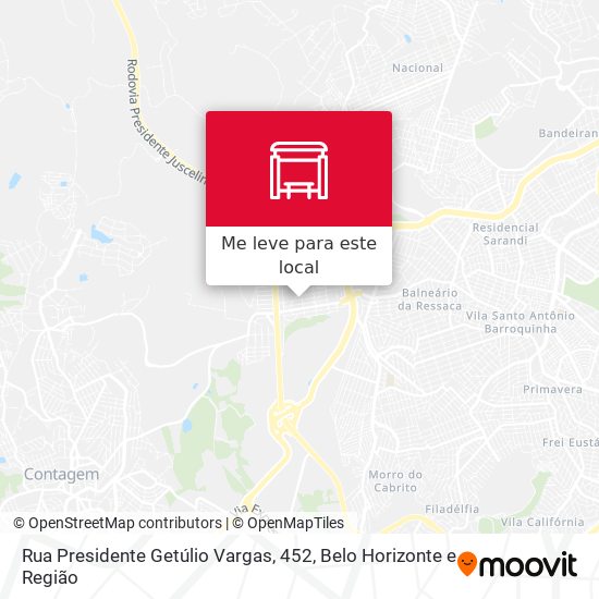 Rua Presidente Getúlio Vargas, 452 mapa