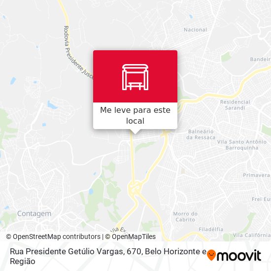 Rua Presidente Getúlio Vargas, 670 mapa