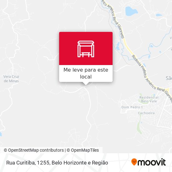 Rua Curitiba, 1255 mapa