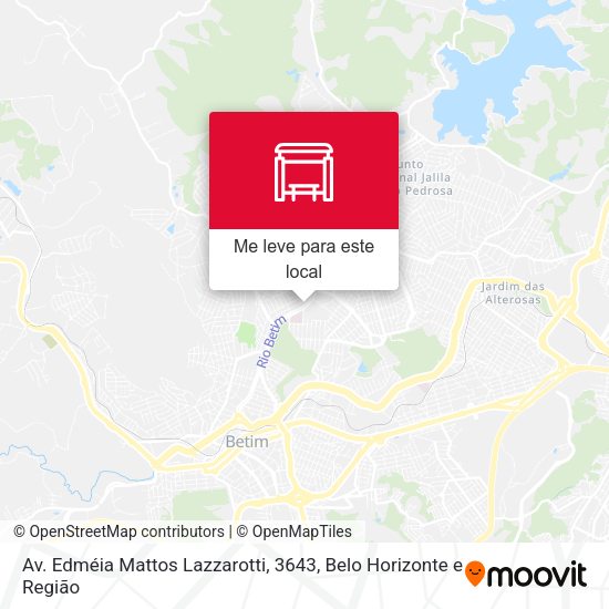 Av. Edméia Mattos Lazzarotti, 3643 mapa