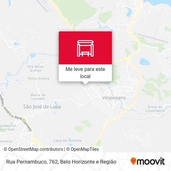 Rua Pernambuco, 762 mapa