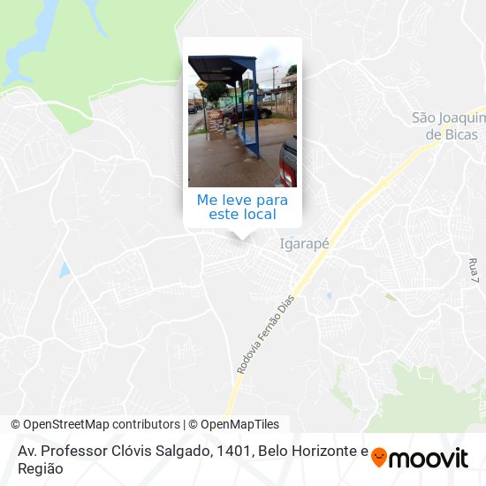 Av. Professor Clóvis Salgado, 1401 mapa