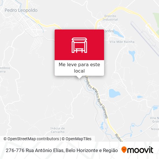 276-776 Rua Antônio Elías mapa