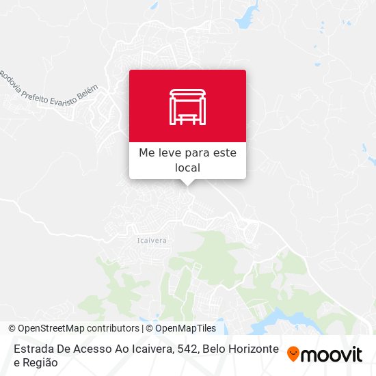Estrada De Acesso Ao Icaivera, 542 mapa