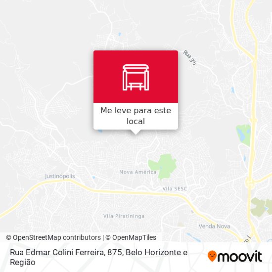 Rua Edmar Colini Ferreira, 875 mapa