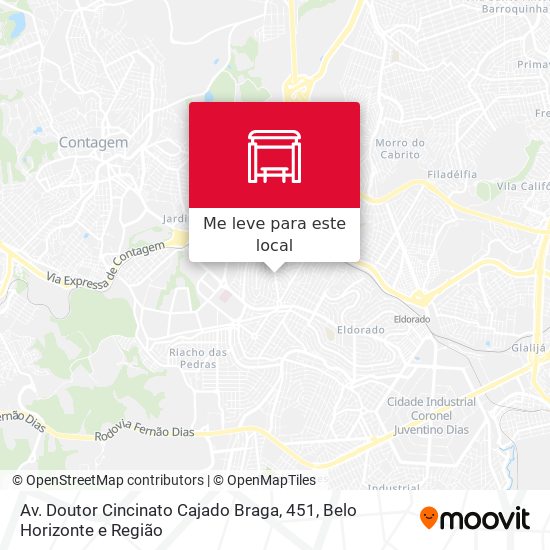 Av. Doutor Cincinato Cajado Braga, 451 mapa