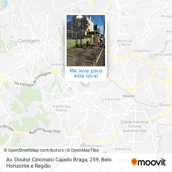 Av. Doutor Cincinato Cajado Braga, 259 mapa