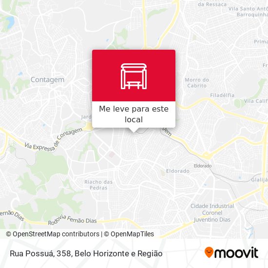 Rua Possuá, 358 mapa