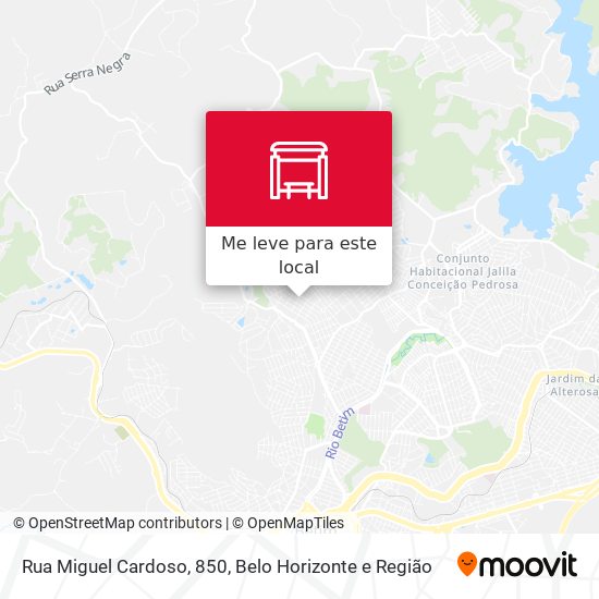 Rua Miguel Cardoso, 850 mapa