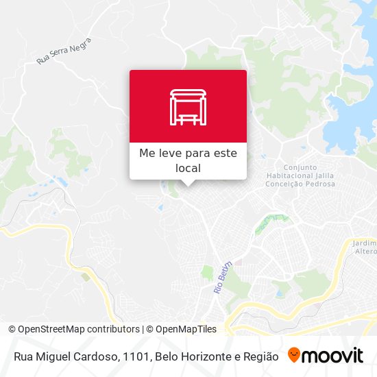 Rua Miguel Cardoso, 1101 mapa