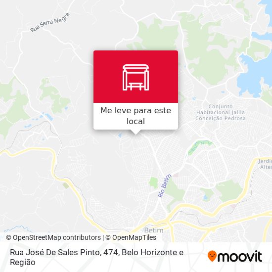 Rua José De Sales Pinto, 474 mapa