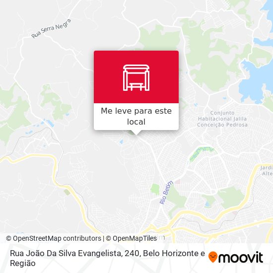 Rua João Da Silva Evangelista, 240 mapa