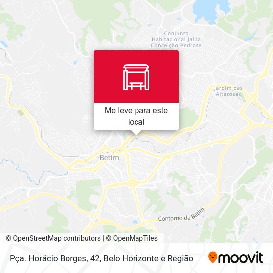Pça. Horácio Borges, 42 mapa