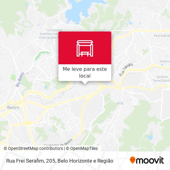 Rua Frei Serafim, 205 mapa