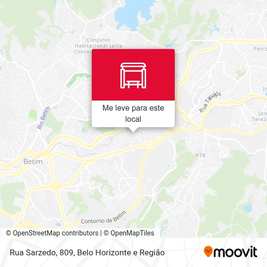 Rua Sarzedo, 809 mapa