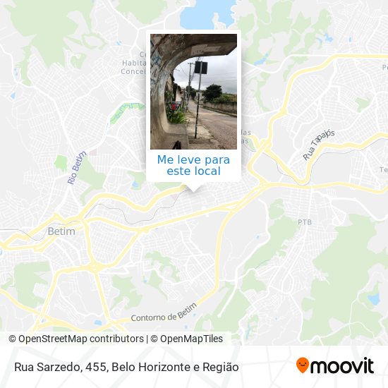 Rua Sarzedo, 455 mapa