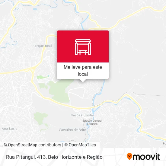Rua Pitangui, 413 mapa
