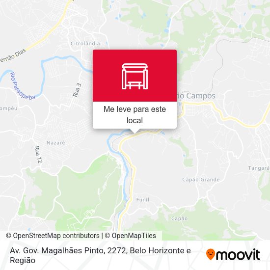 Av. Gov. Magalhães Pinto, 2272 mapa