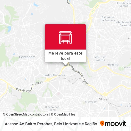 Acesso Ao Bairro Perobas mapa