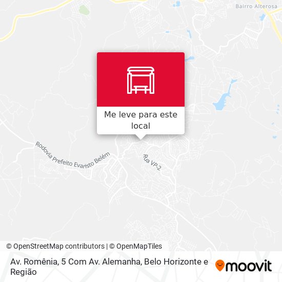 Av. Romênia, 5 Com Av. Alemanha mapa