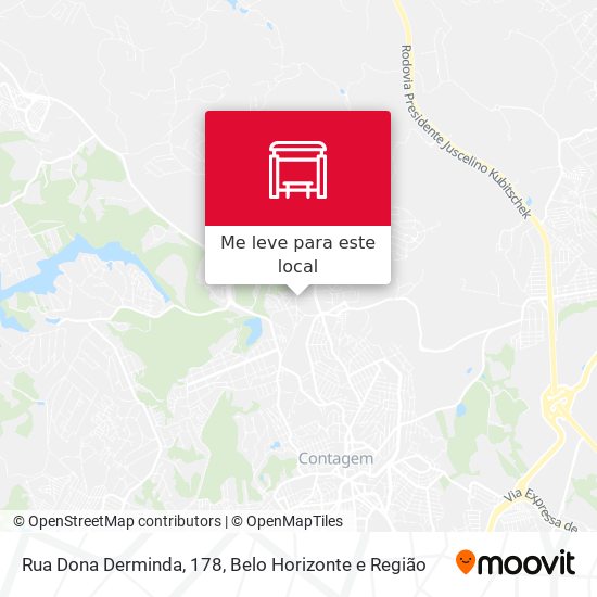 Rua Dona Derminda, 178 mapa
