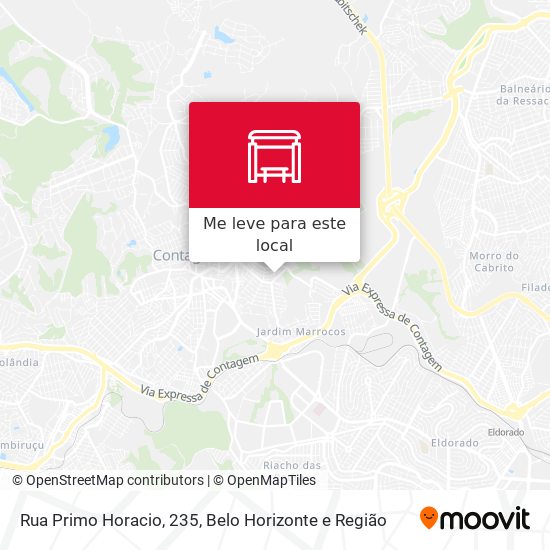 Rua Primo Horacio, 235 mapa