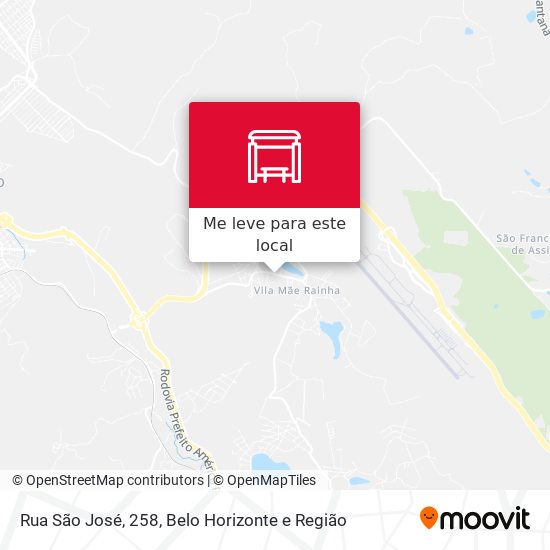 Rua São José, 258 mapa