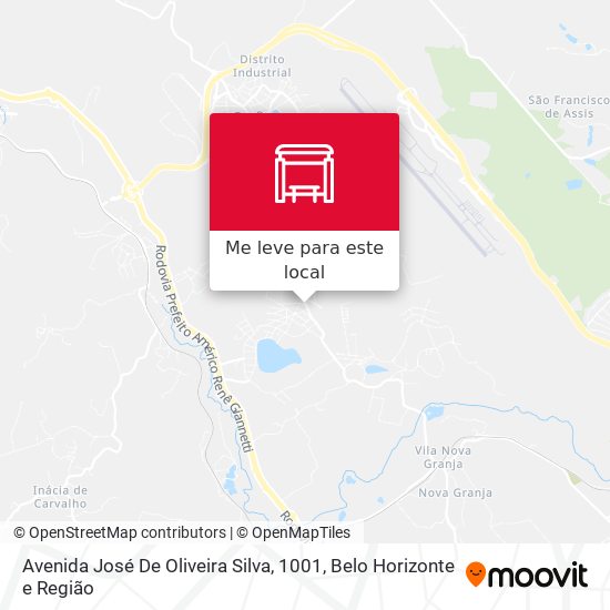 Avenida José De Oliveira Silva, 1001 mapa