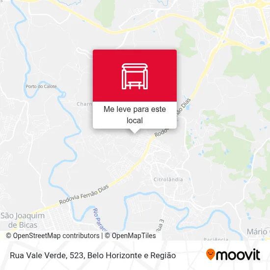 Rua Vale Verde, 523 mapa