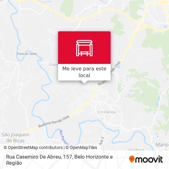 Rua Casemiro De Abreu, 157 mapa
