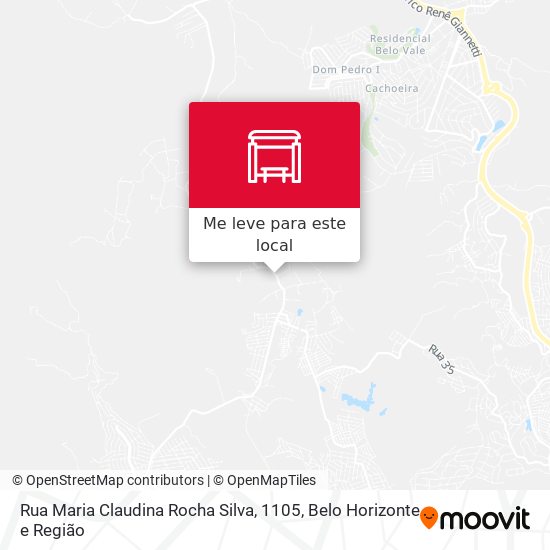 Rua Maria Claudina Rocha Silva, 1105 mapa