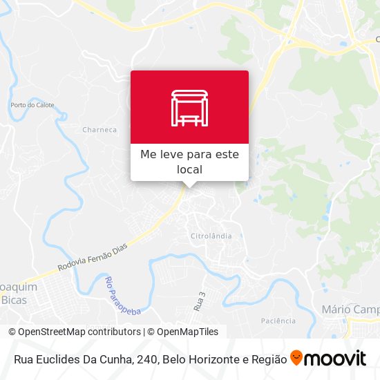 Rua Euclides Da Cunha, 240 mapa