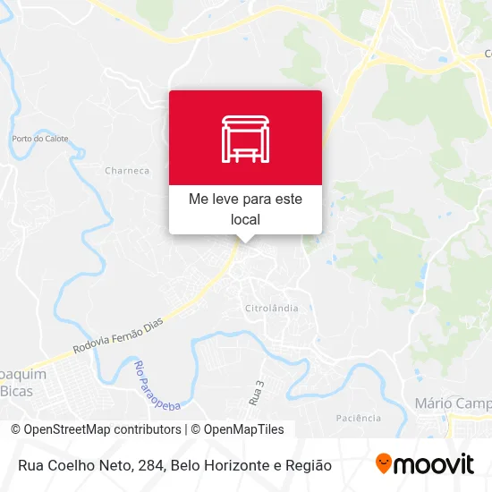 Rua Coelho Neto, 284 mapa