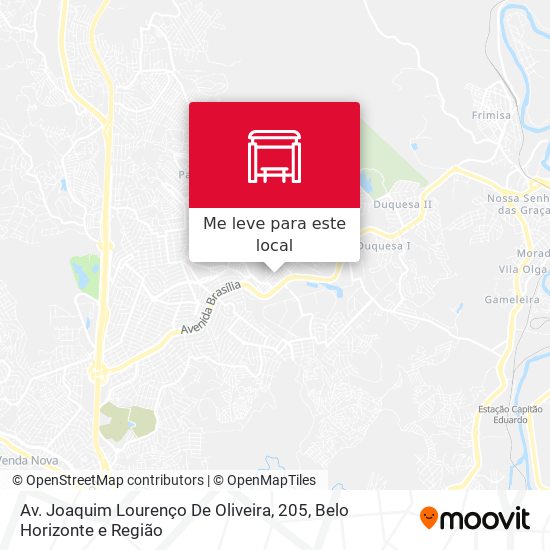 Av. Joaquim Lourenço De Oliveira, 205 mapa