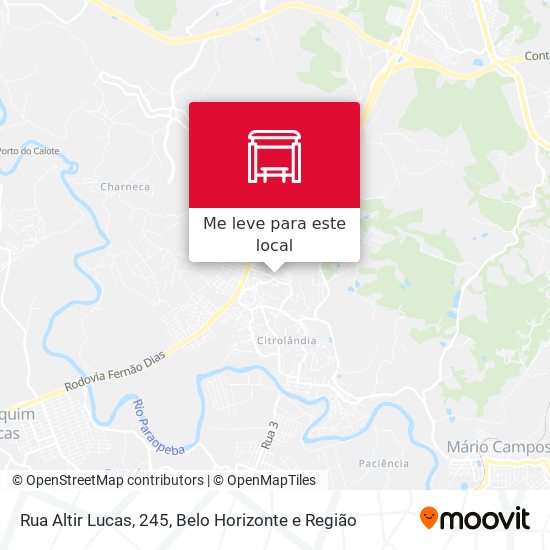 Rua Altir Lucas, 245 mapa