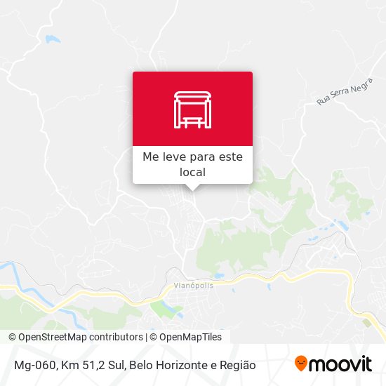 Mg-060, Km 51,2 Sul mapa