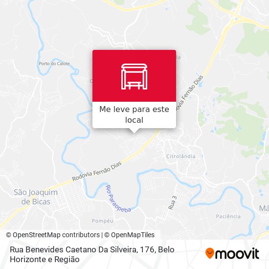Rua Benevides Caetano Da Silveira, 176 mapa