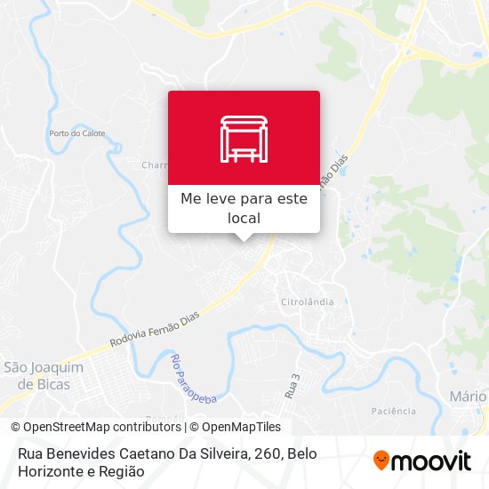 Rua Benevides Caetano Da Silveira, 260 mapa