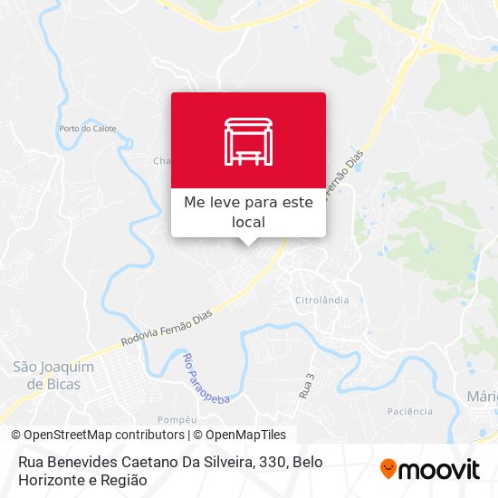Rua Benevides Caetano Da Silveira, 330 mapa