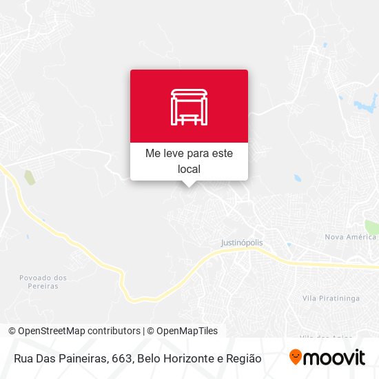 Rua Das Paineiras, 663 mapa