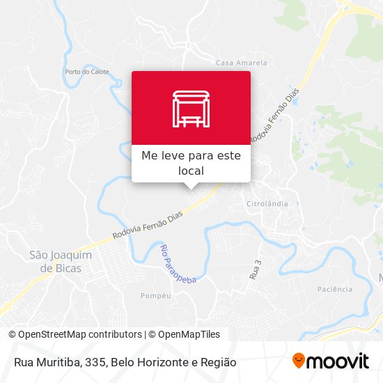 Rua Muritiba, 335 mapa