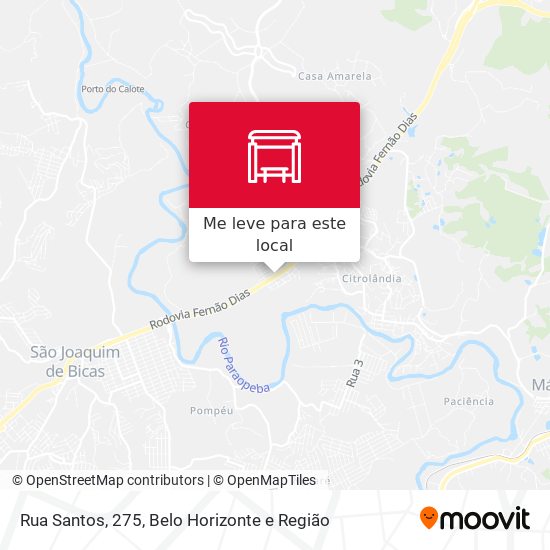 Rua Santos, 275 mapa
