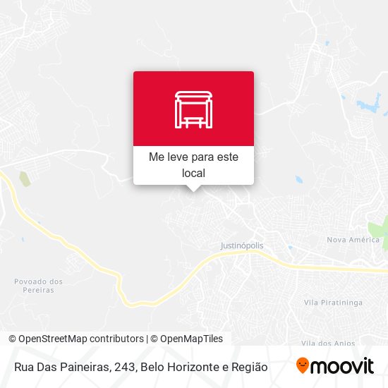 Rua Das Paineiras, 243 mapa