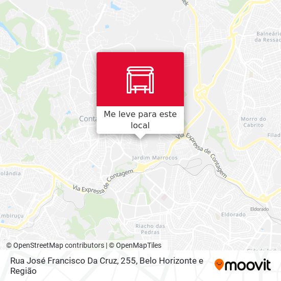 Rua José Francisco Da Cruz, 255 mapa