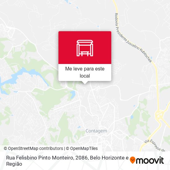 Rua Felisbino Pinto Monteiro, 2086 mapa